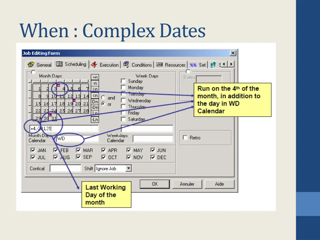 when complex dates