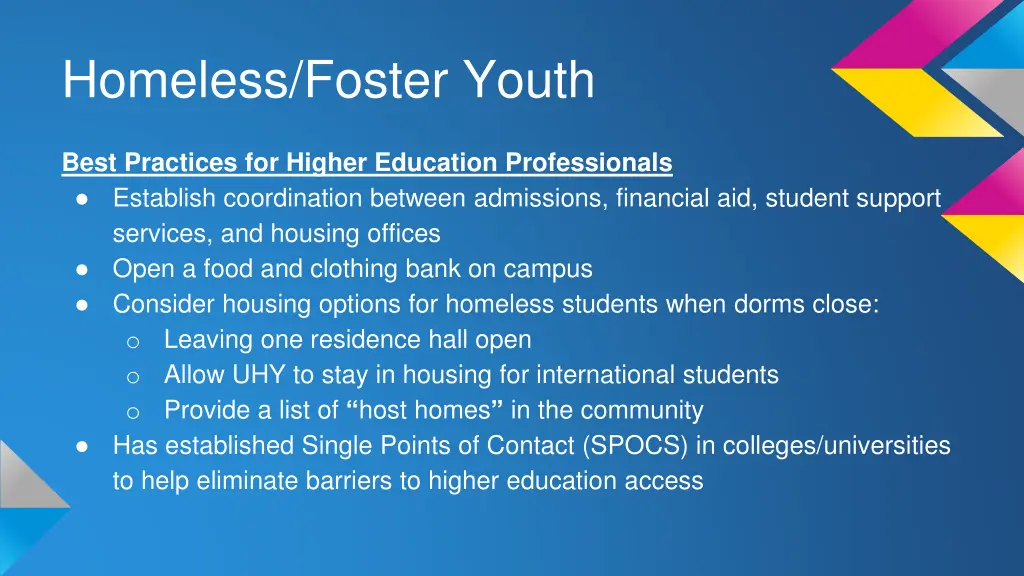 homeless foster youth 1