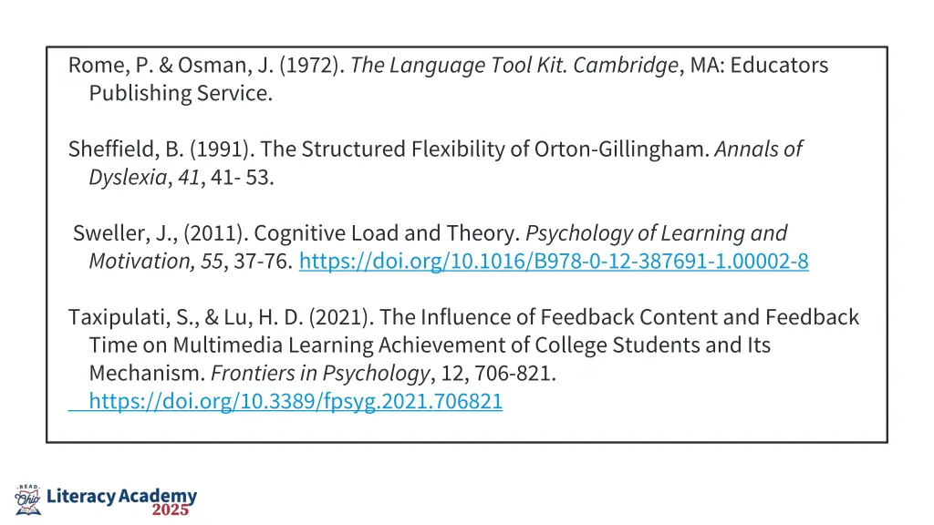 rome p osman j 1972 the language tool