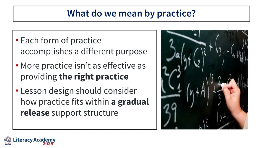 what do we mean by practice