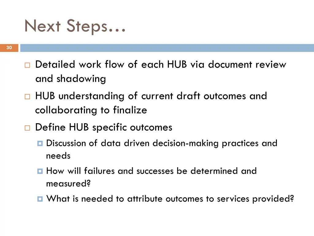 next steps 1