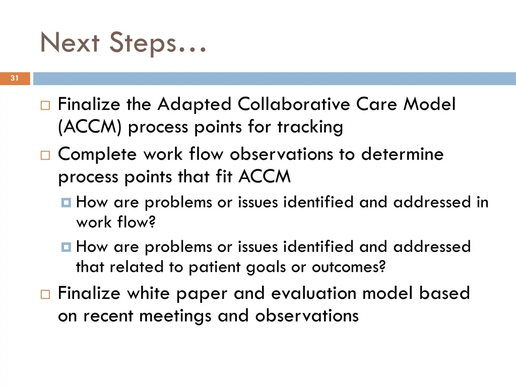next steps 2