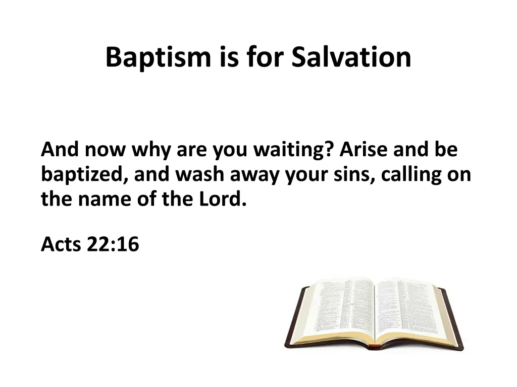 baptism is for salvation 2