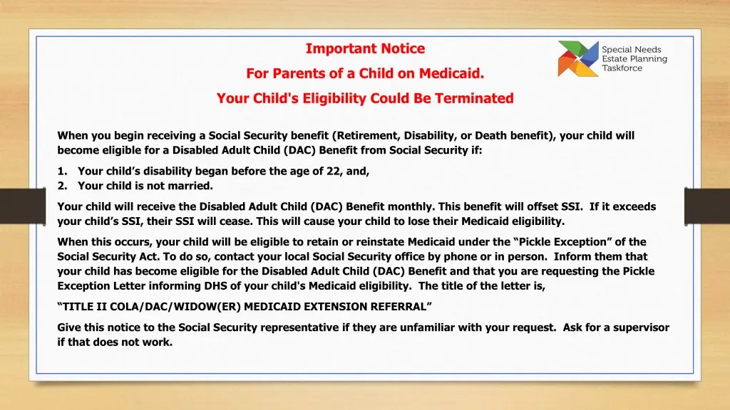 important notice