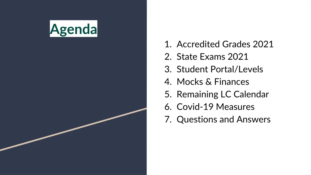 agenda