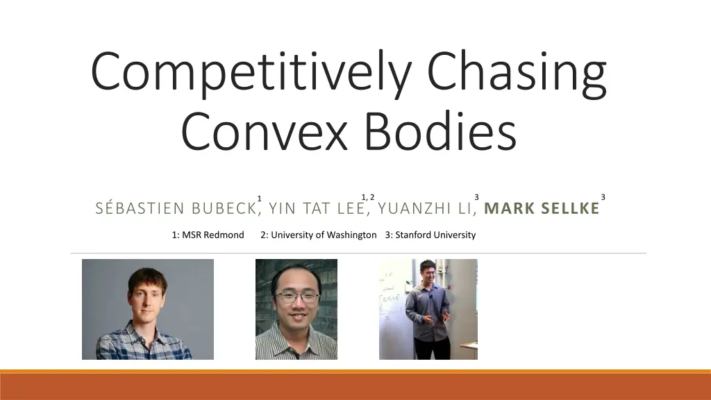 competitively chasing convex bodies