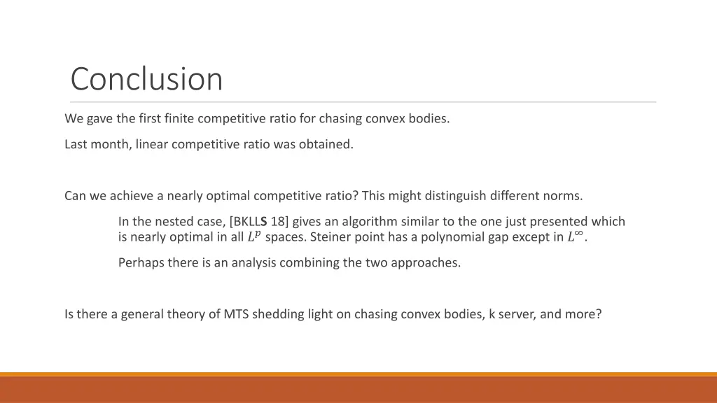 conclusion