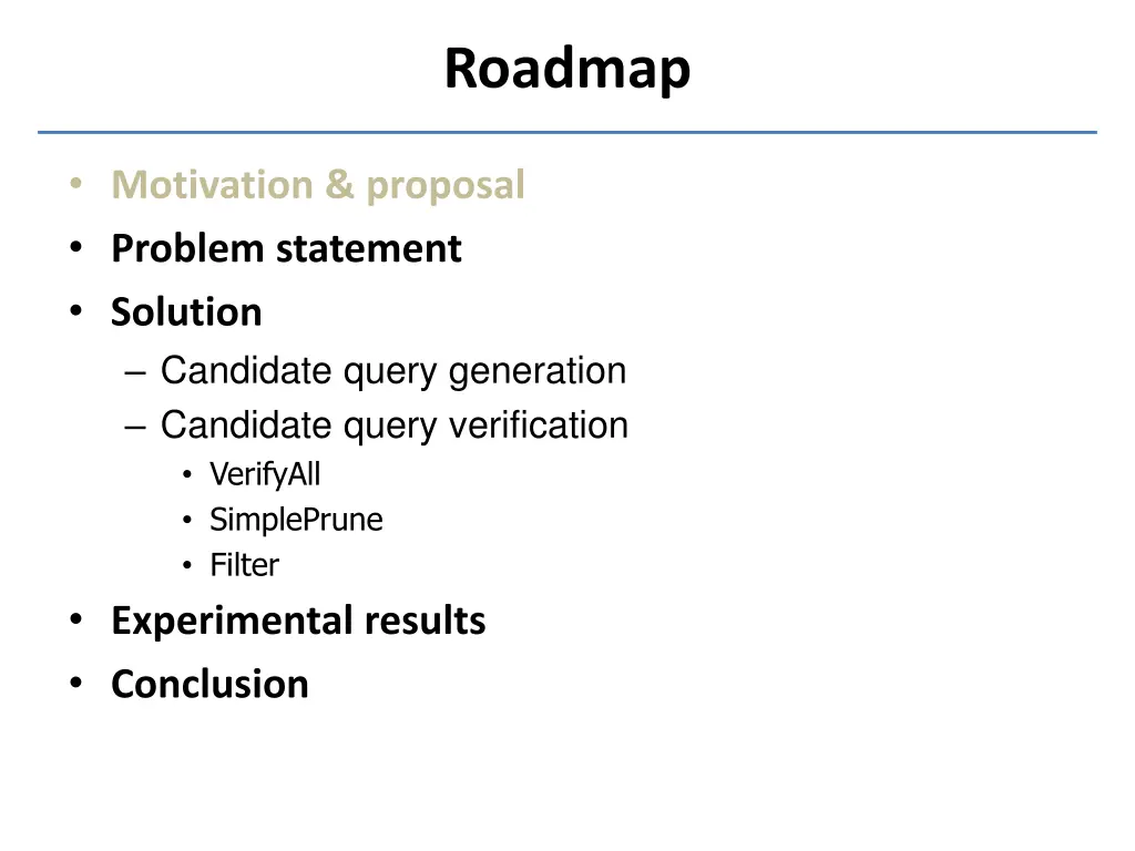roadmap