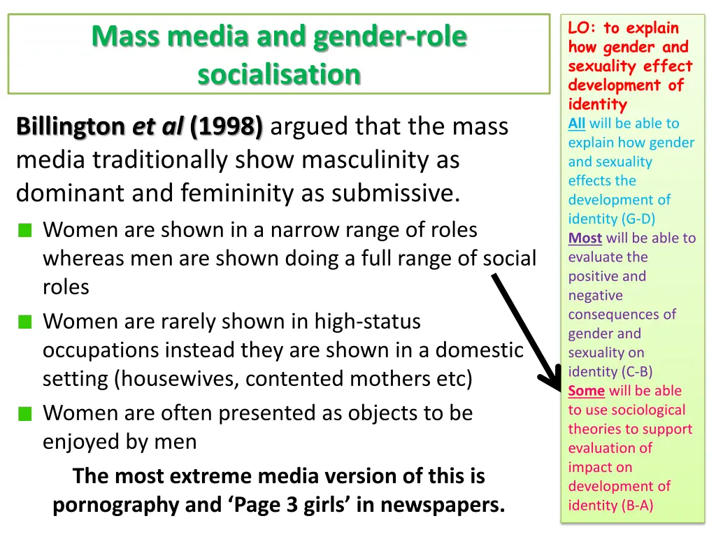 lo to explain how gender and sexuality effect 12