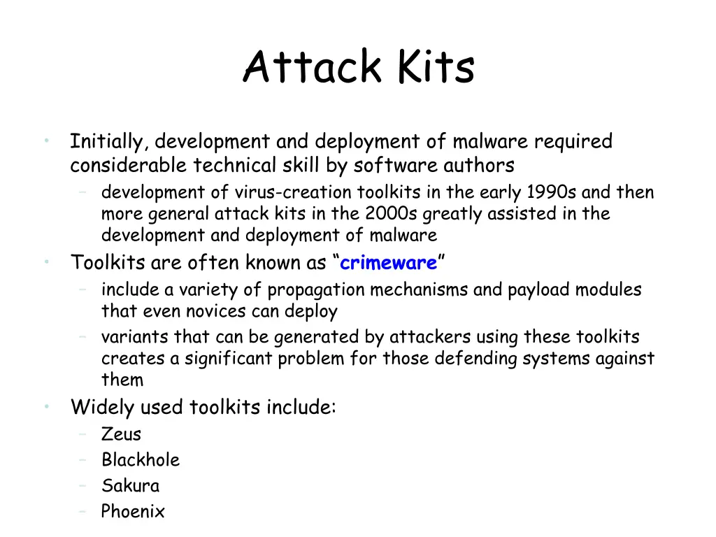 attack kits
