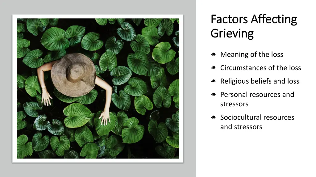 factors affecting factors affecting grieving