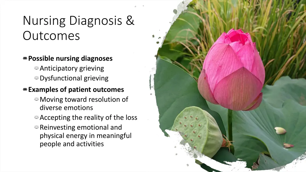 nursing diagnosis outcomes