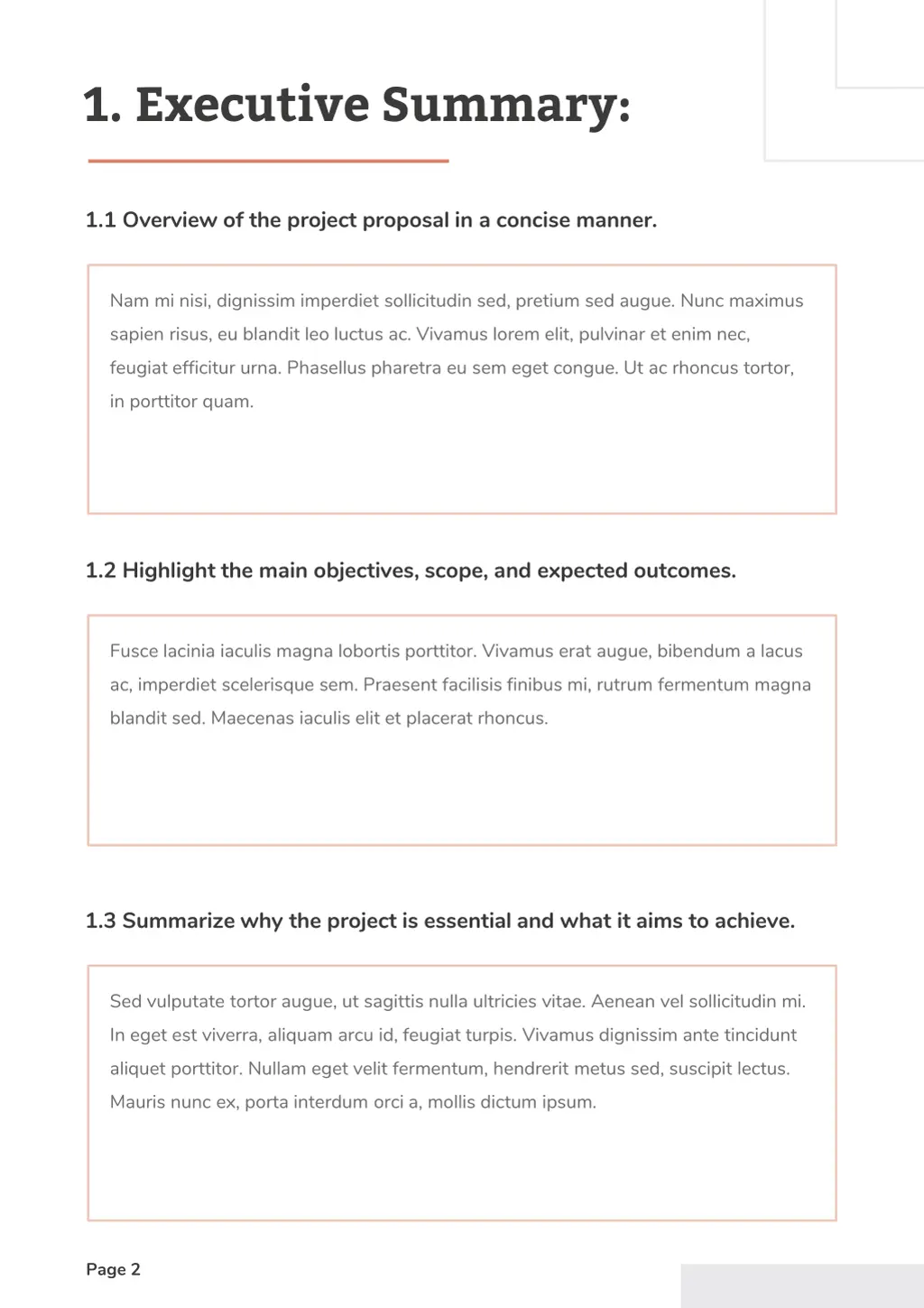 1 executive summary