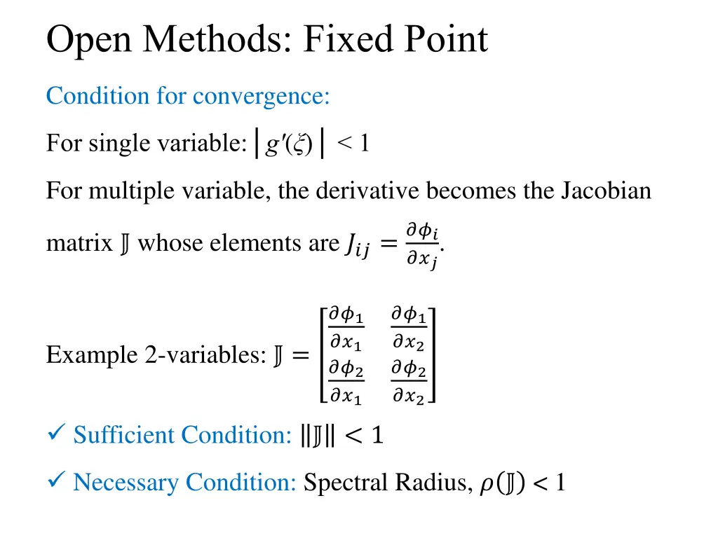 open methods fixed point 1