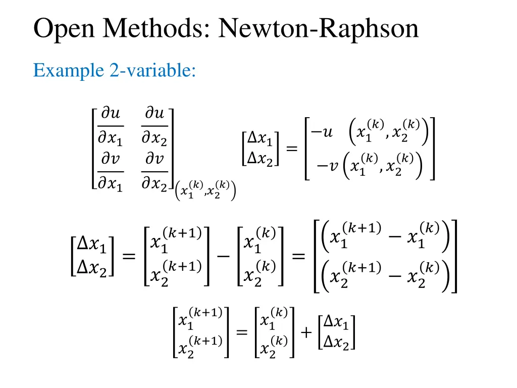 open methods newton raphson 3
