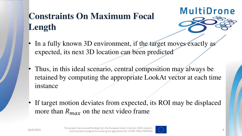 constraints on maximum focal length 1