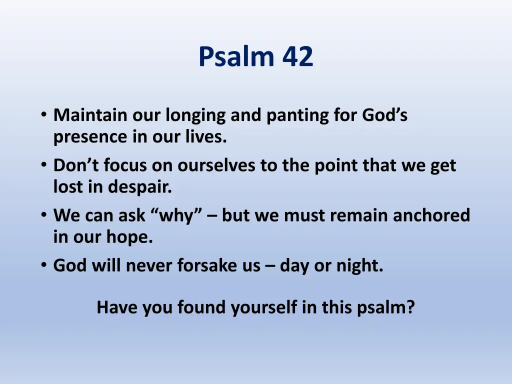 psalm 42