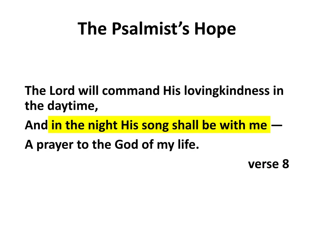 the psalmist s hope 3