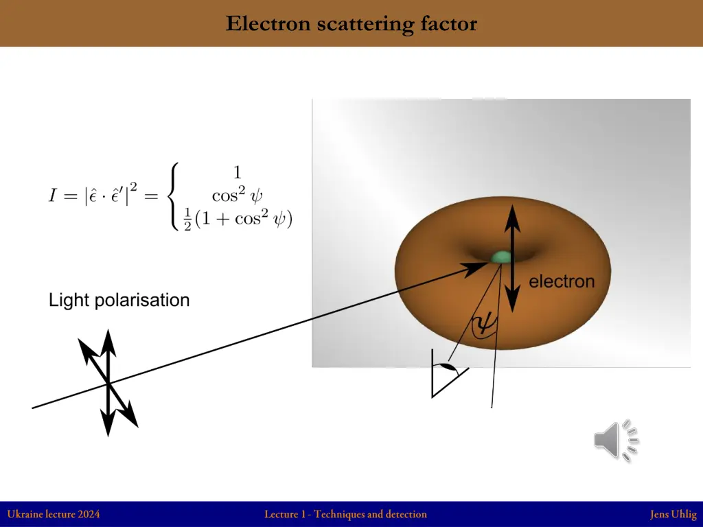 electron scattering factor