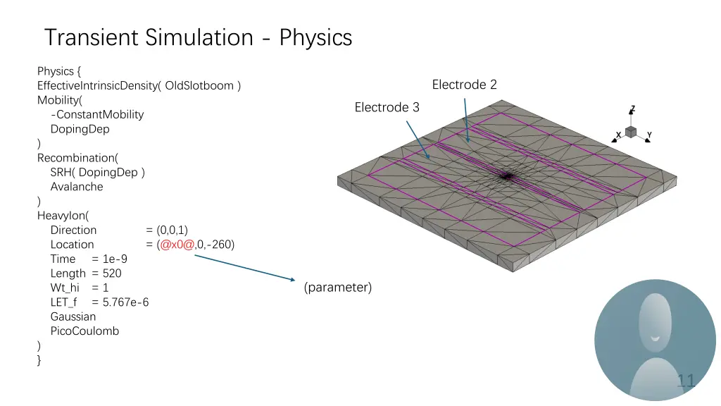 transient simulation physics