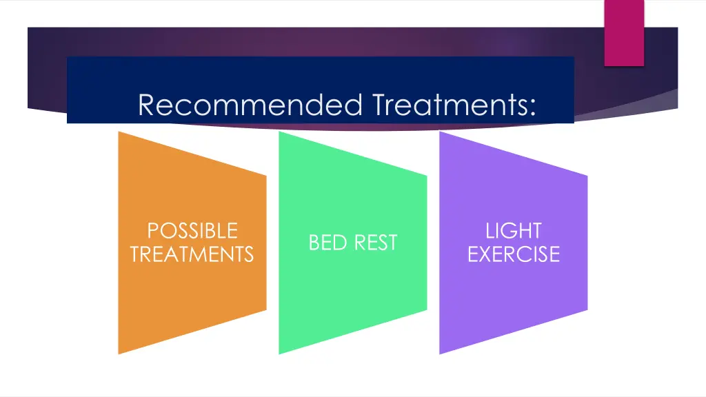 recommended treatments