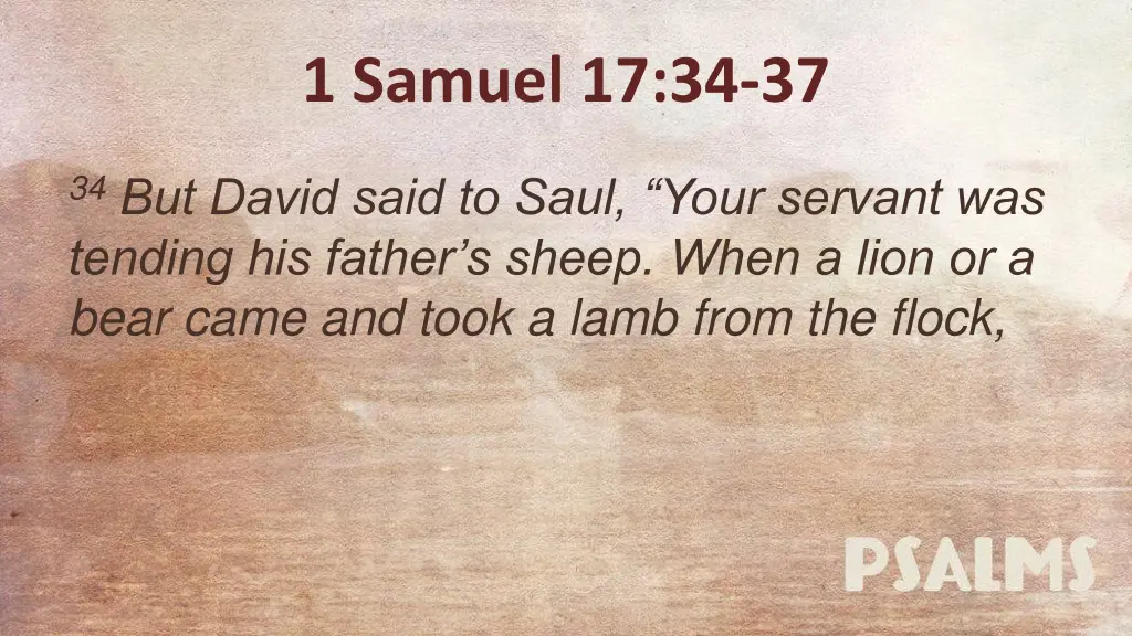 1 samuel 17 34 37