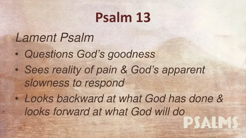 psalm 13 1