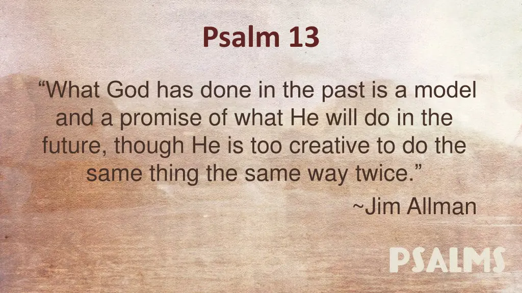 psalm 13 2