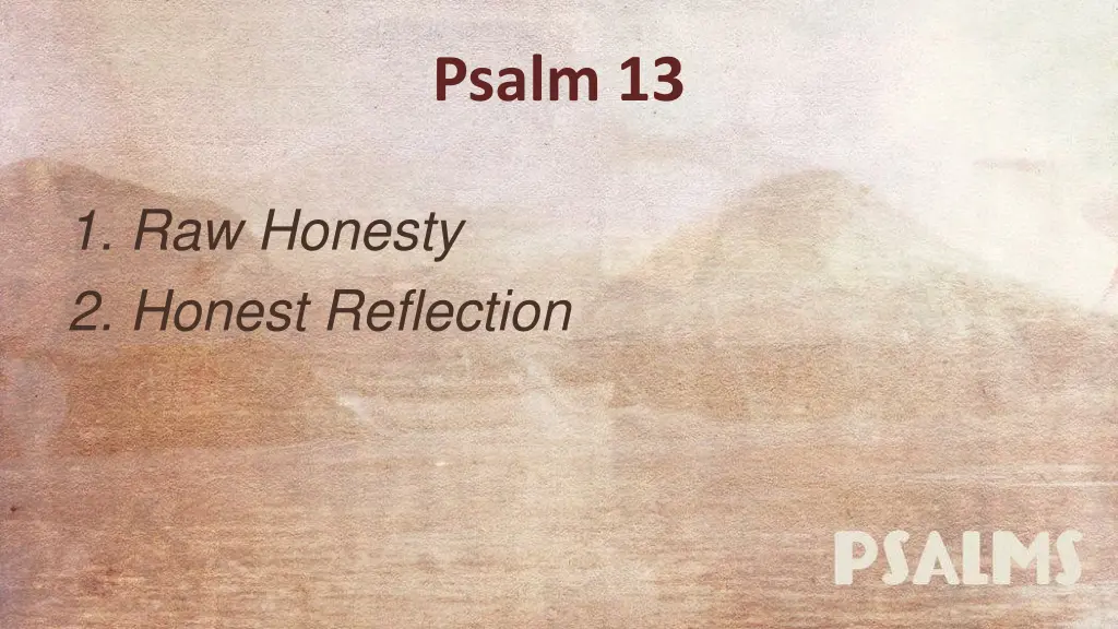 psalm 13