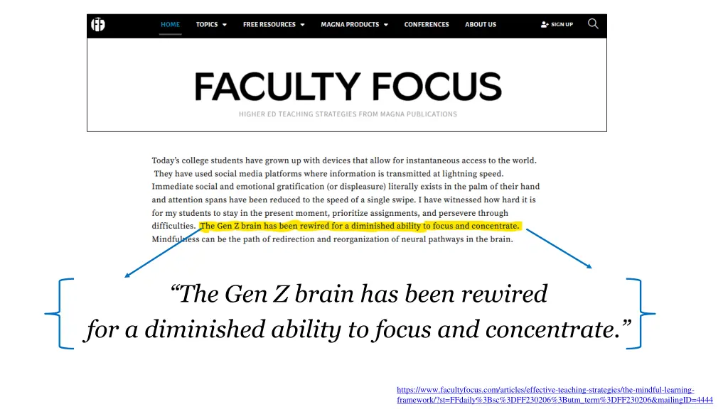 the gen z brain has been rewired for a diminished
