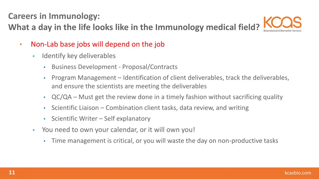 careers in immunology what a day in the life 1