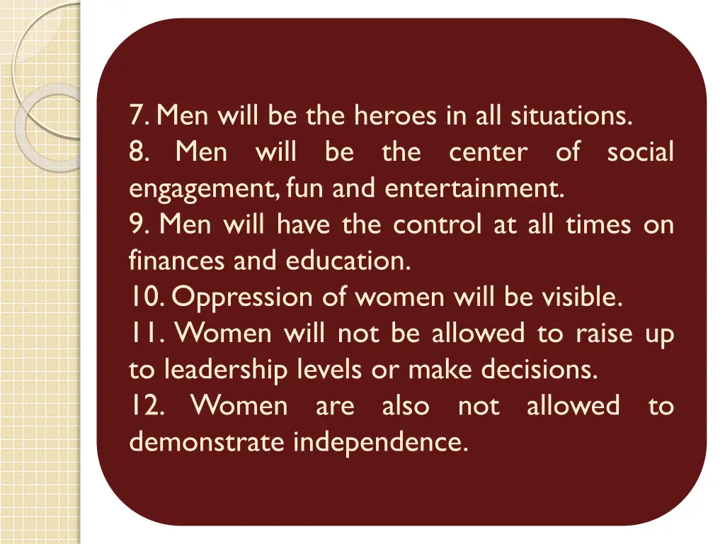 7 men will be the heroes in all situations