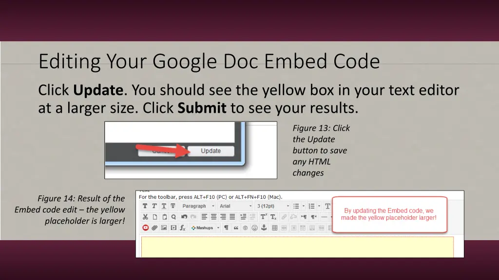 editing your google doc embed code 3