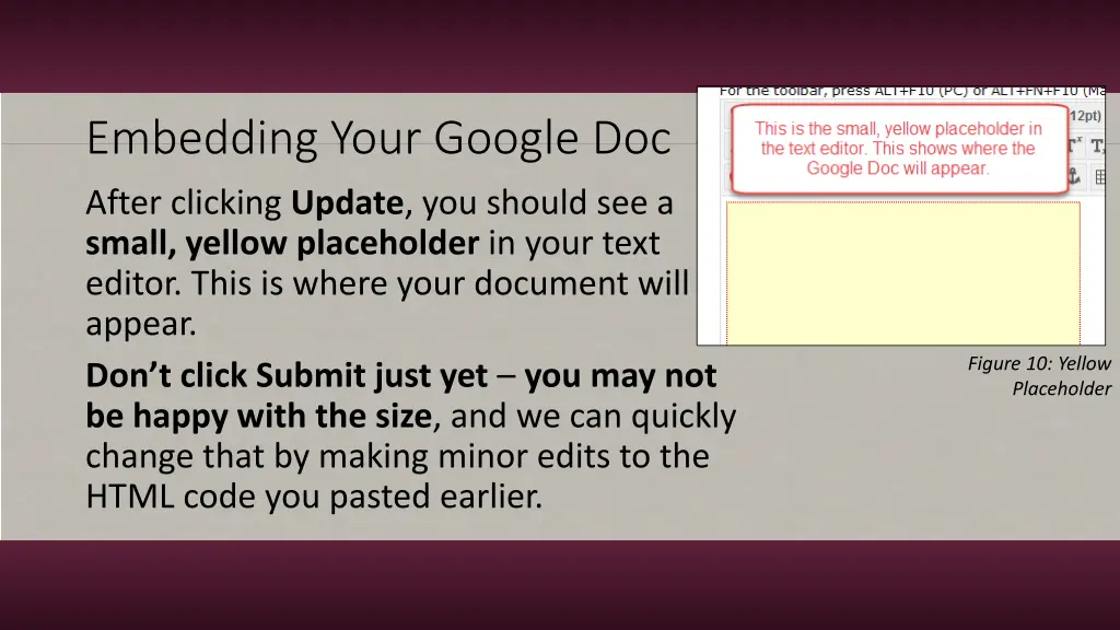 embedding your google doc 1