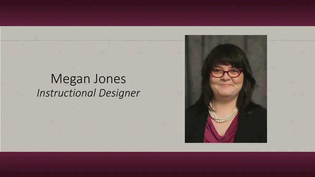 megan jones instructional designer