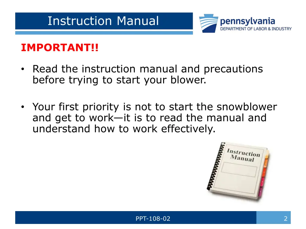 instruction manual