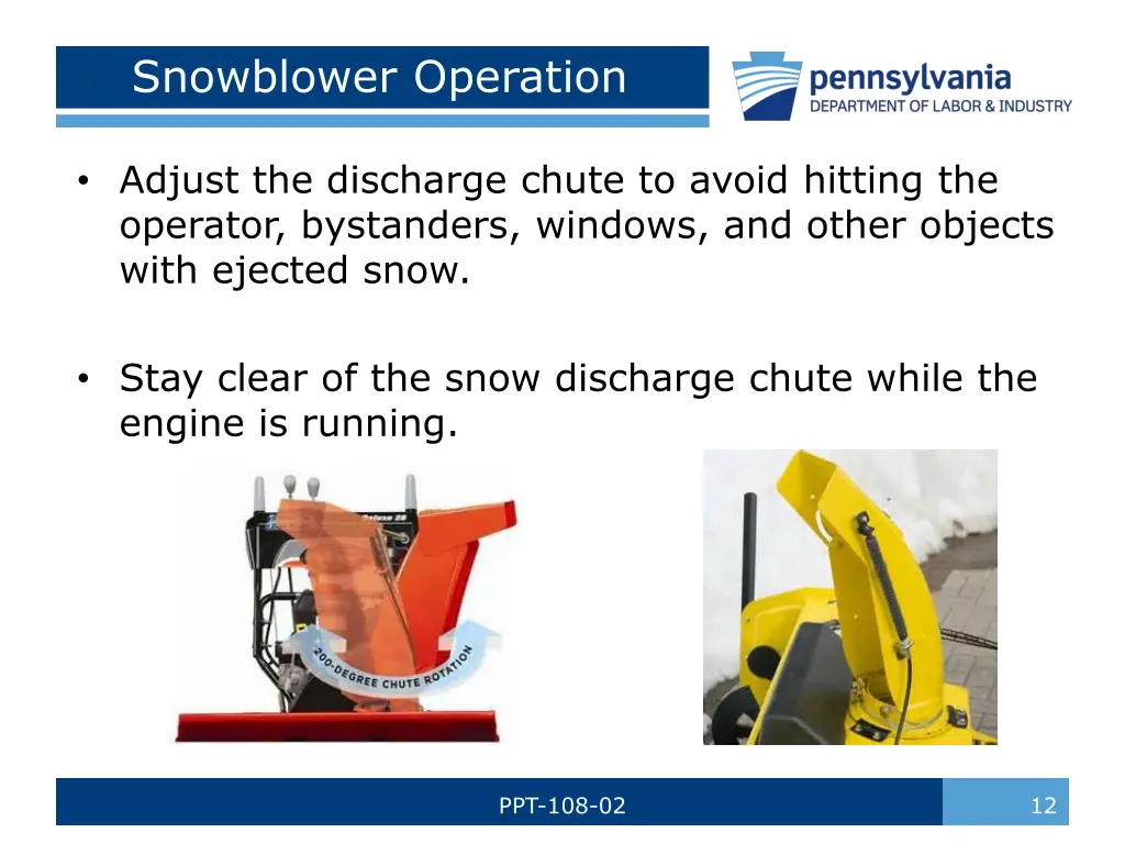 snowblower operation 3