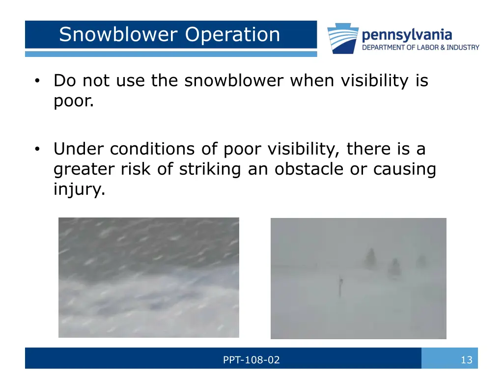 snowblower operation 4