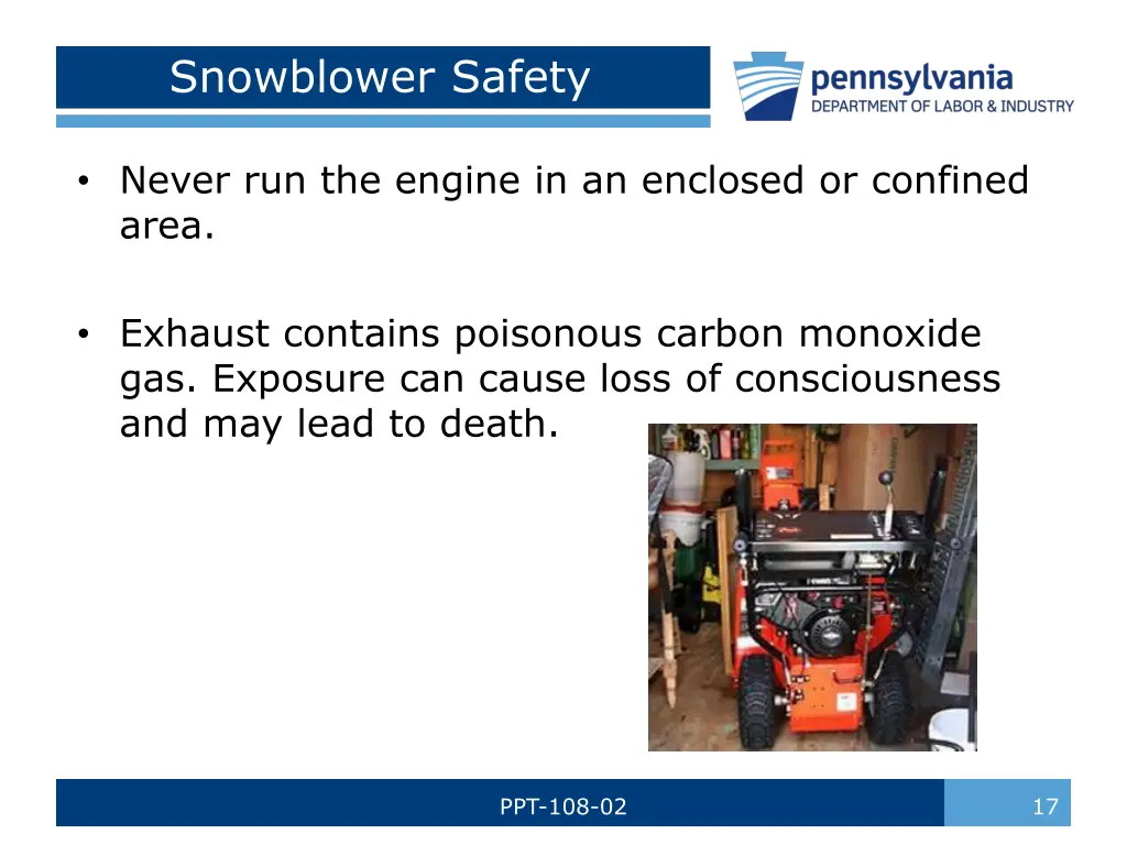 snowblower safety 2