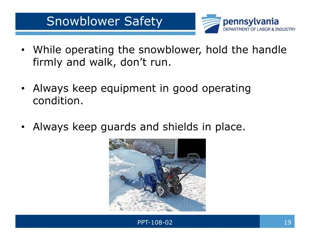 snowblower safety 4