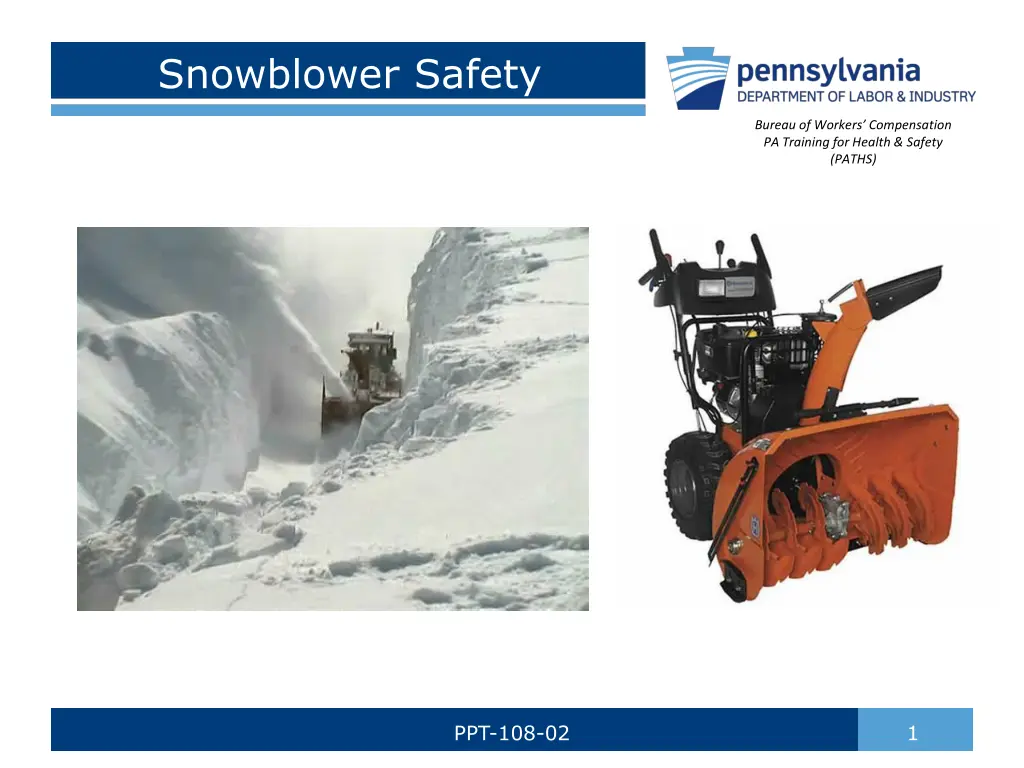 snowblower safety