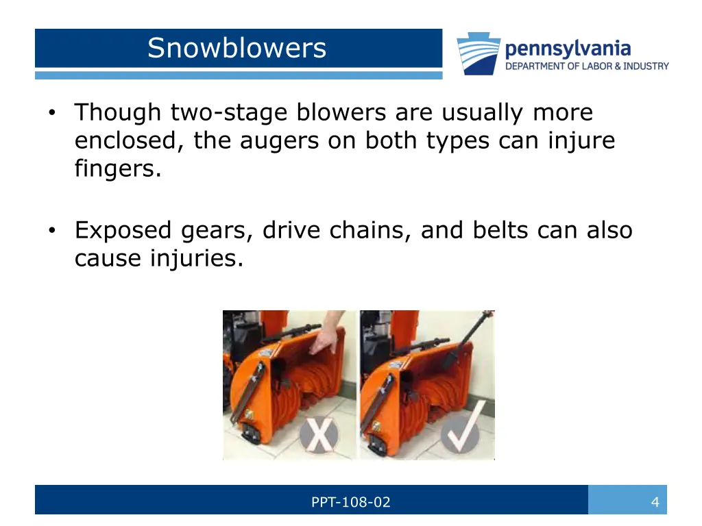 snowblowers