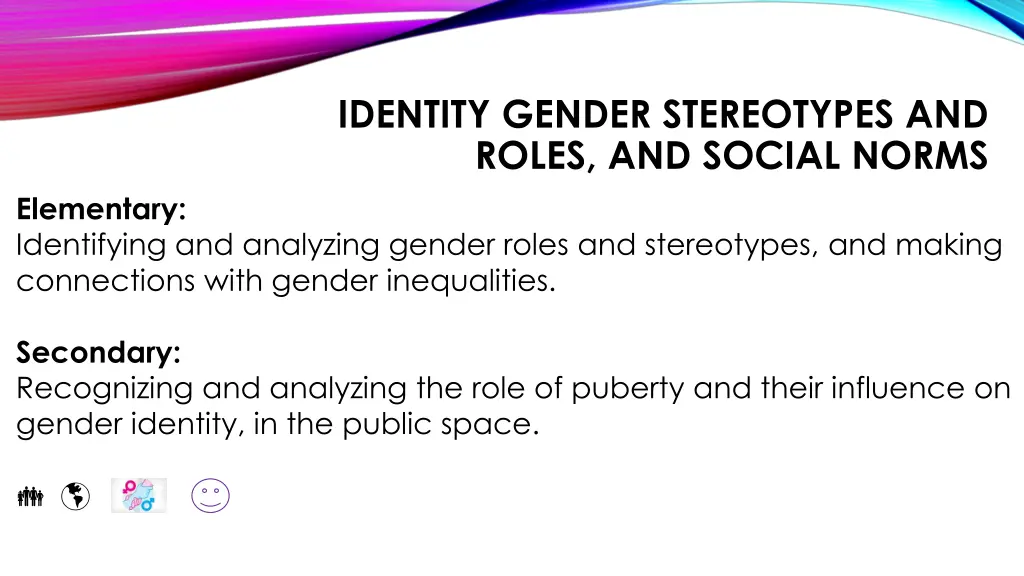 identity gender stereotypes and roles and social