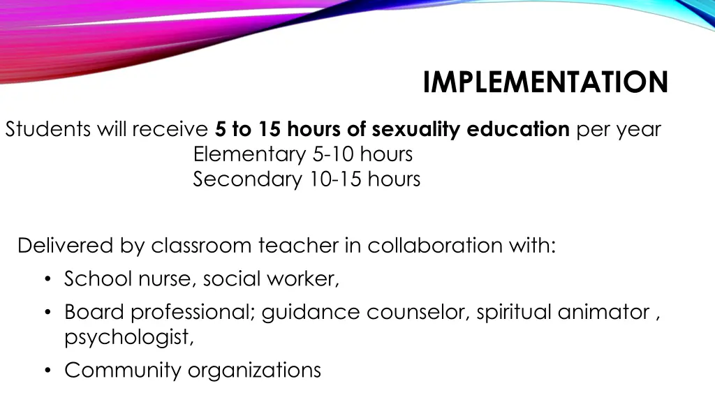 implementation