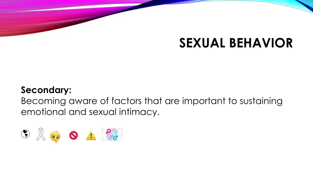sexual behavior