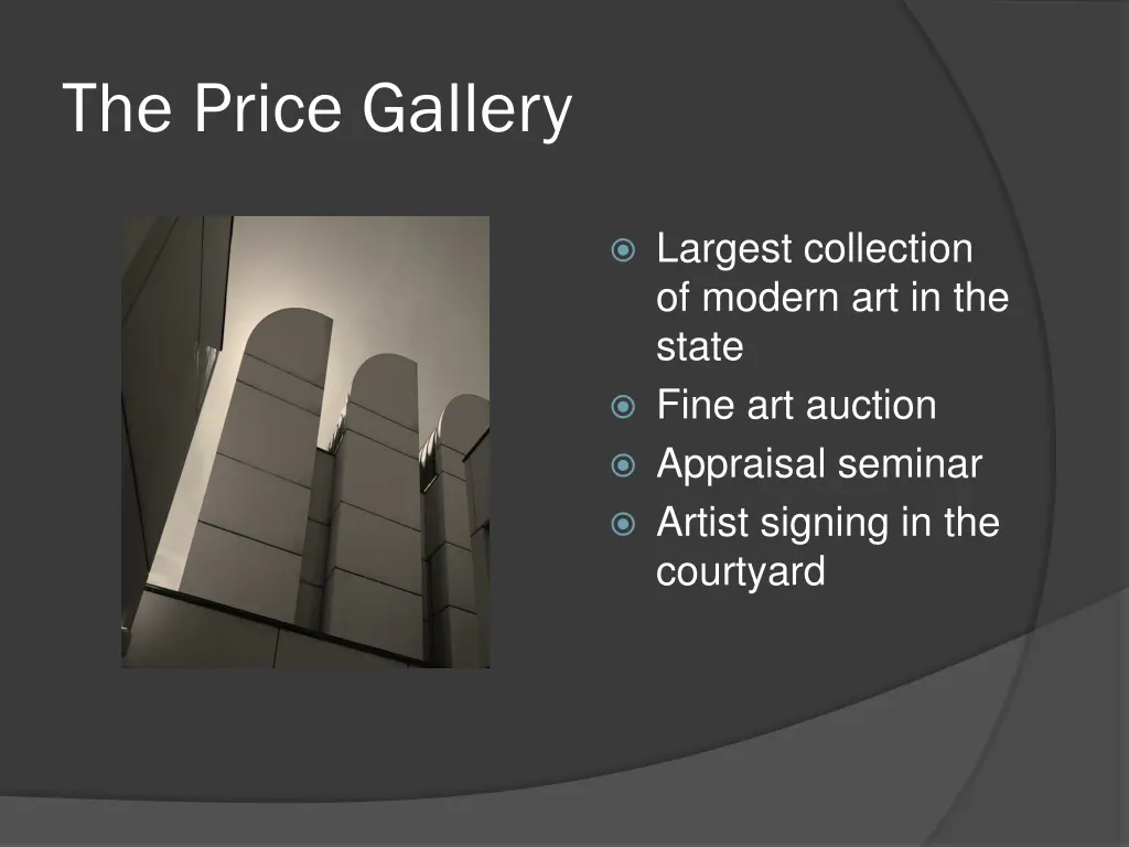 the price gallery