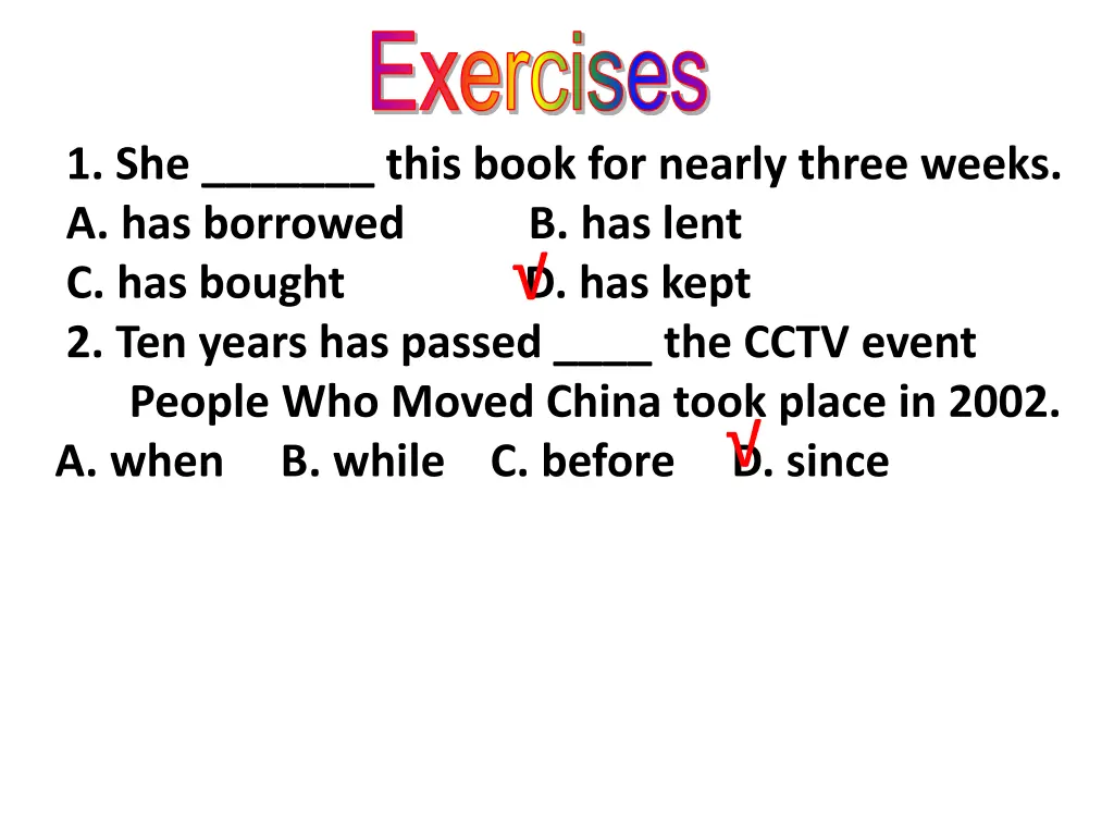 exercises