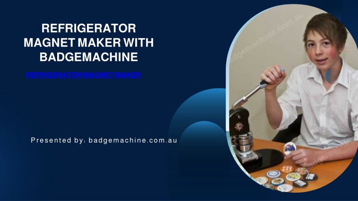 refrigerator magnet maker with badgemachine