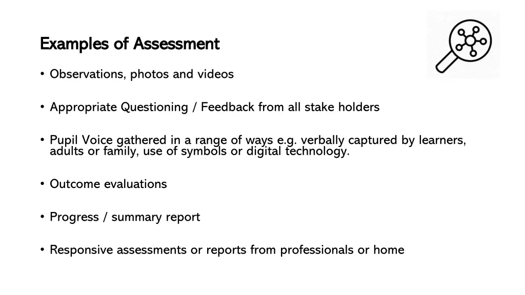 examples of assessment examples of assessment