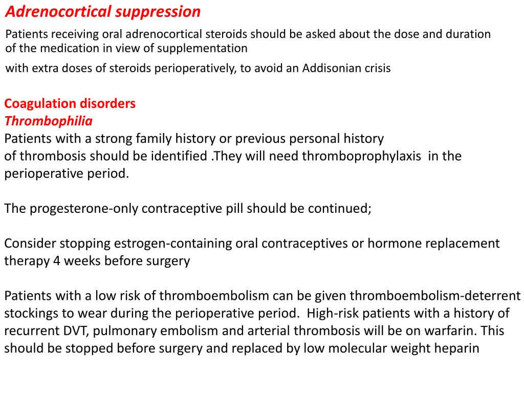 adrenocortical suppression